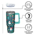 thumbnail image 3 of 30oz Christmas Ornaments Tumbler with Handle and Straw, Holiday Winter Coffee Cup, Festive Stainless Steel Insulated Mug, Xmas Day Gifts for Women, 3 of 5
