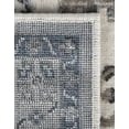 thumbnail image 7 of Unique Loom Charlotte Collection Area Rug - Quail (3' 1" x 13' 1" Runner Gray Blue/Ivory), 7 of 7