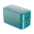 thumbnail image 1 of Naiovety Fiambrera Food Fresh Keep Container Bento Cajas de horno de microondas de doble capa Mostrada Verde, 1 of 6