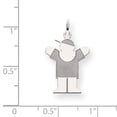 thumbnail image 2 of Beautiful 14k White Gold Kid Charm, 2 of 2
