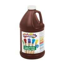 Colorations Paraben-Free Simply Washable Tempera Paint, Brown- 1/2 Gallon