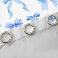 thumbnail image 4 of Erosebridal Blue Bow Black Out Curtains for Boys Girls, Cute Princess Ribbon Curtains Pack of 2 (42x63 Each), 4 of 6