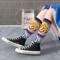 thumbnail image 3 of Lsque inside out 2 Printed Crew Socks Men's Women's LightWeight Thin Casual Calf Socks ,Knee High Socks,Cotton Socks, 3 of 9