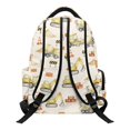 thumbnail image 2 of Chririnla Construction Vehicles Pattern School Backpacks for Girls with Soft Shoulder Lightweight School Bag, Multi-Pocket 17 Inches Travel Ruckpack for High School Hiking, 2 of 10