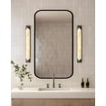 thumbnail image 2 of WV323225VBAR-Alora Lighting-Caesar - 31W LED Bath Vanity-25 Inches Tall and 3 Inches Wide-Vintage Brass Finish, 2 of 7