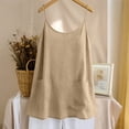 thumbnail image 6 of Office Wear for Women 2026 Kelon Womens Crop Tank Tops Cowl Neck Linen Cotton Business Casual Office Top Summer Spring Clothes, XL, 6 of 6