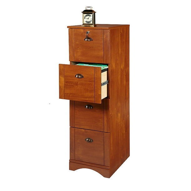 Realspace Dawson 4Drawer Vertical File 54"H x 15 1/2"W x 21 3