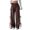 Coffee, variant on Women Sweatpants Valentine's Day Bow Print Trendy Elastic Waist Athletic Pants Casual Trousers With Pocket White L