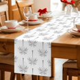 thumbnail image 5 of Table Runners 90 Inches Long Dress Scarves, Grey Palm Trees Farmhouse Coffee/Dining/Kitchen Table Decor Table Runner for Living Room, Tropical Summer Beach Botanical 13x90 Inch, 5 of 9
