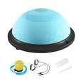 thumbnail image 3 of Entrenamiento de equilibrio, semicírculo, media pelota de ejercicio, con bandas de resistencia y bomba. azul, 3 of 9