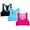Blue/Black/Pink, variant on dELiA*s Girls' Sports Bra - 3 Pack Seamless Racerback Padded Support Training Bras for Girls (32A-36A)