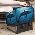 thumbnail image 7 of Fotbe Ocean Dolphin Fish School for Four Slice Toaster Cover, Fingerprint Protector, Super Soft Appliance Cover And Dust Cover,Bread Dust Cover & Fingerprint Protection, 7 of 7