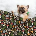 thumbnail image 3 of Pofeuu Mushrooms Print Puppy Blanket,Dog Blankets,Pet Blanket Cozy Cat Blankets for Indoor Cats, Fuzzy Pet Blanket for Kitten Doggy Dog Blankets-Small, 3 of 8