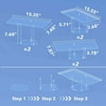 thumbnail image 5 of 3 Tier Dessert Table Display Set, Clear Acrylic Cupcake Stand Buffet Risers for Pastry Cookie Cake, Tiered Food Display Stands Tier Platter Serving Trays for Wedding Birthday Party Baby Shower -Clear, 5 of 10