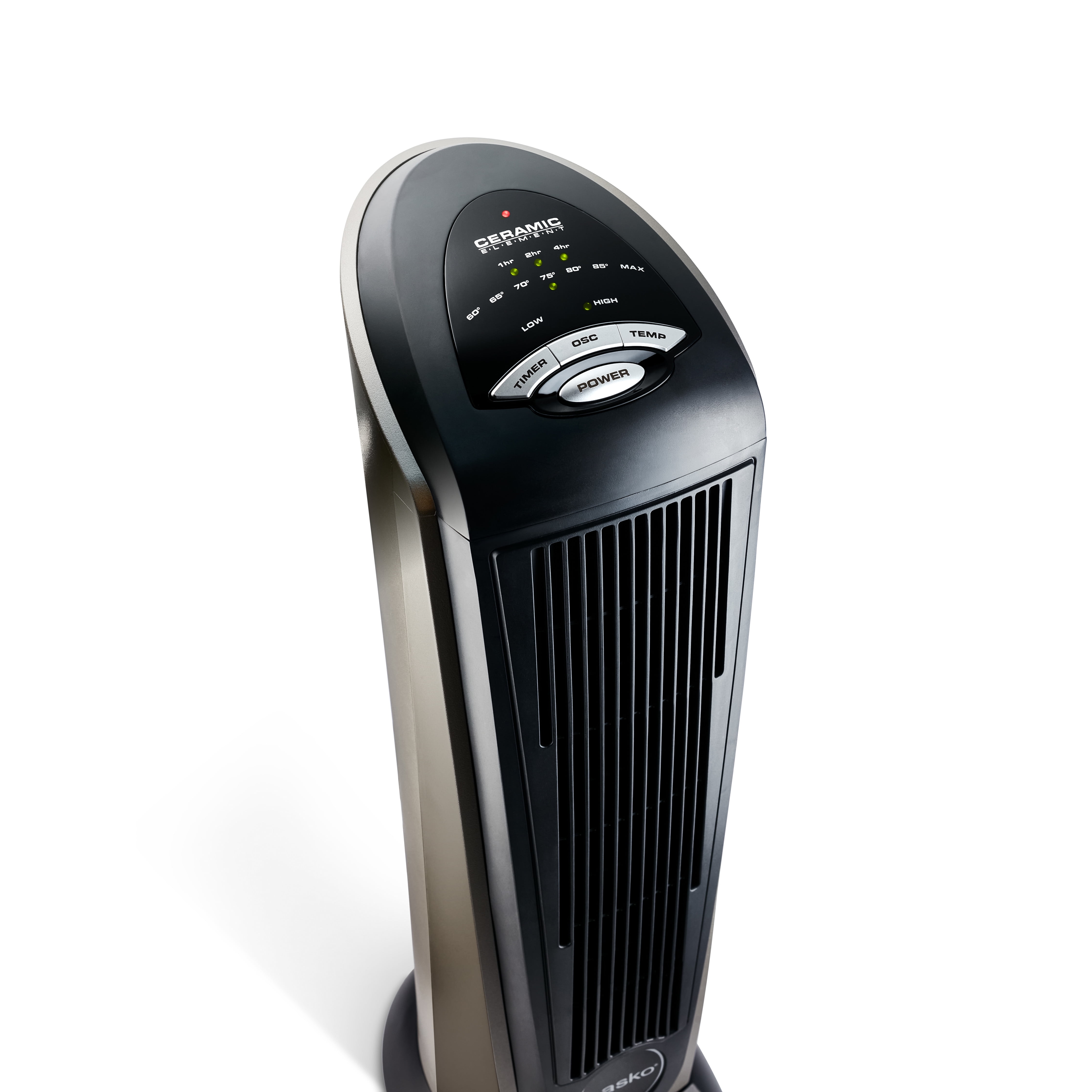Lasko 1500W Electric Oscillating Ceramic Tower Space Heater with Remote  Control, 751320, Black - Walmart.com