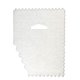 thumbnail image 1 of Worallymy acero inoxidable poligonal diente de sierra crema raspador de pasteles glaseado herramienta de peine de decoración más suave Worallymy JD735816773, 1 of 7