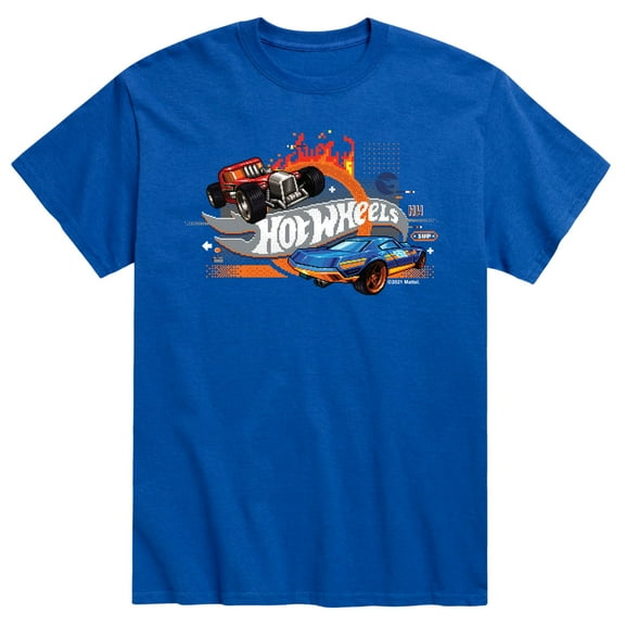 Hot Wheels - 8 Bit Game Cars - Men's Short Sleeve Graphic T-Shirt