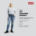 thumbnail image 2 of Levi's Womens 311 Shaping Cropped Jeans, Blue, Plus Size, 20W, 2 of 3