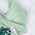 thumbnail image 2 of Traje de Baño de Bikini de Mujer Impreso Hueco Encaje Hasta Bikini Sexy, Traje de Baño sin Espalda para la Piscina Y el Mar, 2 of 9