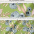 thumbnail image 2 of Soimoi Cotton Poplin Fabric Flower & Leaves Watercolor Fabric Prints By Yard 42 Inch Wide, 2 of 7