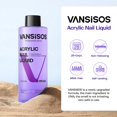 thumbnail image 2 of Líquido acrílico para uñas VANSISOS Professional 240 ml para acrílico, 2 of 7