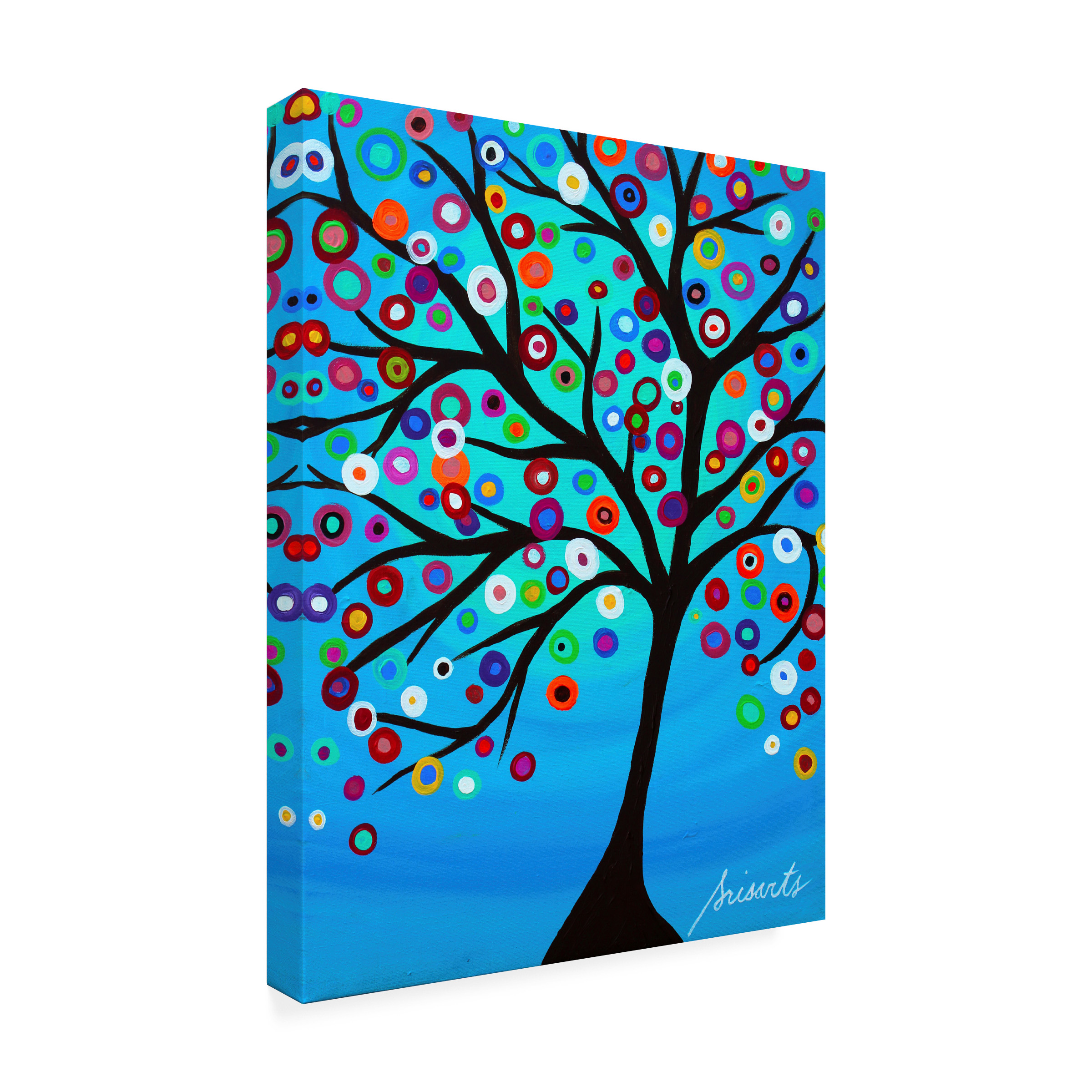 Trademark Fine Art 'Dancing Tree Of Life' Canvas Art by Prisarts