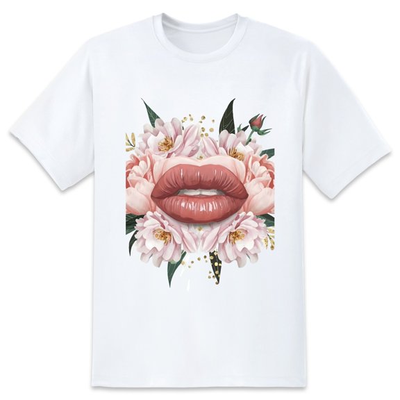 Men's Graphic TeeFlowers (5) Letter Print T-Shirts Round Neck Short Sleeves Sizes XS-5XL Summer Daily Casual Tops
