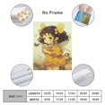 thumbnail image 2 of Cute Little Girl Poster Canvass,Suitable for Home Decoration,Birthday Gifts,Dining Room Decor, Bedroom Art, Wall Decor Living Room, Wall Art, Frameless 12x16inch, 2 of 7