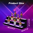 thumbnail image 2 of Remote-Controlled LED Liquor Bottle Display Shelf with Multi-Color Lighting for Home Bar or Showcase, 2 of 9