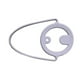 thumbnail image 2 of Portador de café de silicona Ticfox Portavasos portátil reutilizable para bebidas color morado claro, 2 of 12
