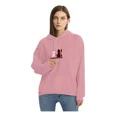 thumbnail image 1 of Sudadera Con Capucha Y Estampado De Gato En Blanco Y Negro, 1 of 5