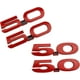 thumbnail image 3 of yzw6688 Auto 3D Metal 5.0 Sticker Decal Compatible with GT GT50 2019 2018 Rear Trunk Body Badge Emblem Styling Sticker (Color: F), 3 of 5