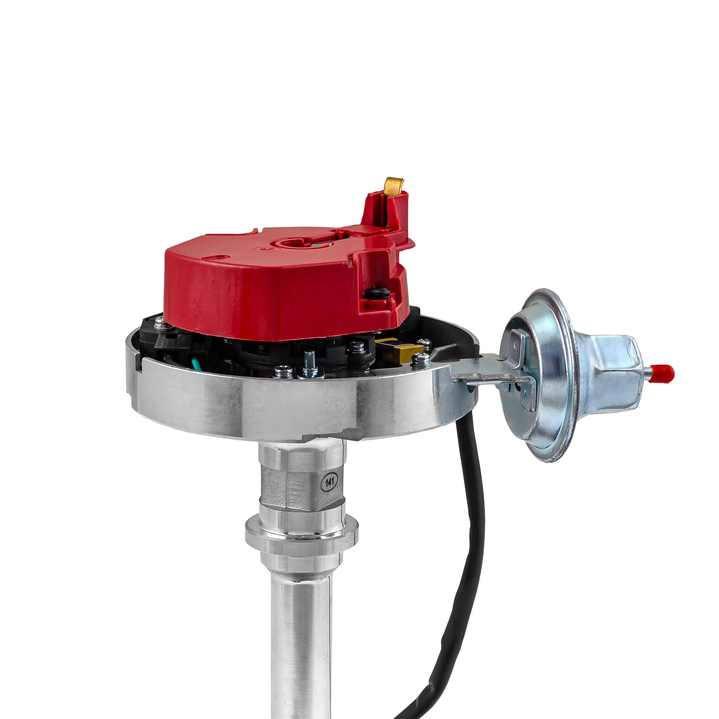 Speedmaster PCE376.1032.01 Compatible with Chevy SBC 350 BBC 454 6000 Series 65K Coil HEI Distributor [Red]