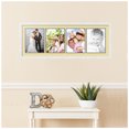 thumbnail image 2 of ArtToFrames Collage Photo Picture Frame with 4 - 8.5x11" Openings, Framed in White with Buttercup and Black Mats (CDM-3966-891), 2 of 8