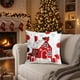 thumbnail image 1 of Fundas de almohada navideñas de 45 x 45 cm | Fundas decorativas de algodón suave con cremallera oculta para sofá, cama, sala de estar y decoración del hogar., 1 of 6