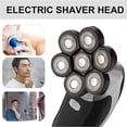 thumbnail image 5 of Replacement Heads Cleaning Replacement Parts Razor Accessories Electric Shaver Head 7 Blades Bathroom Stainless Steel Professional Washable Head Shaver (Color : Gold), 5 of 5