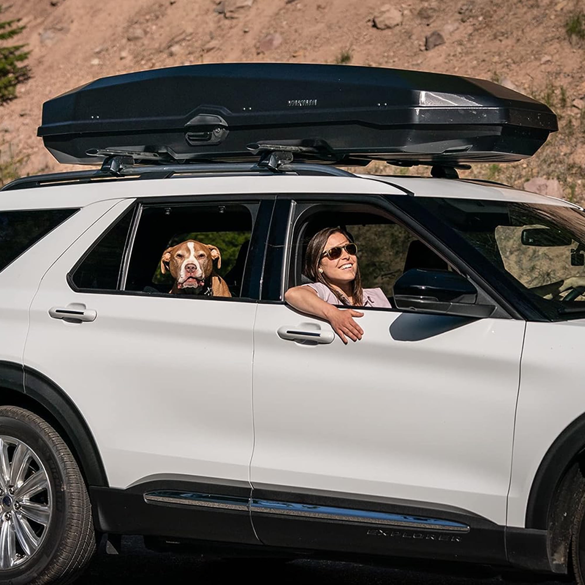 Yakima CBX 18 Rooftop Cargo Box | 18-Cubic Feet