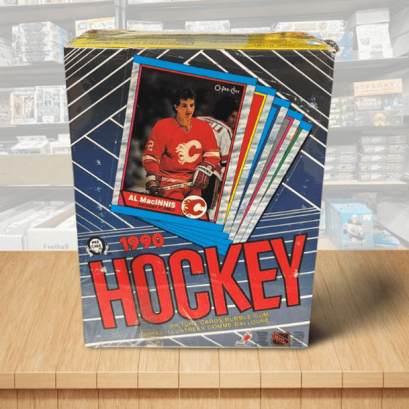 1989-90 OPC O-Pee-Chee Hockey Hobby Sealed Box - 48 Packs - Gretzky Bottom BX3