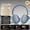 Blue, variant on Upgraded High-Quality Wireless Earbuds, Lightweight Foldable In-Ear Headphones with Built-in Microphone,Compatible with 3.5mm Audio Cable,Travel Work Stereo Laptop Phone,IOS Wireless Gaming Earbuds