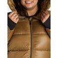 thumbnail image 4 of BCBG Paris Women's and Women's Plus Hooded Puffer Jacket, Heavyweight, Sizes S-3X, 4 of 5