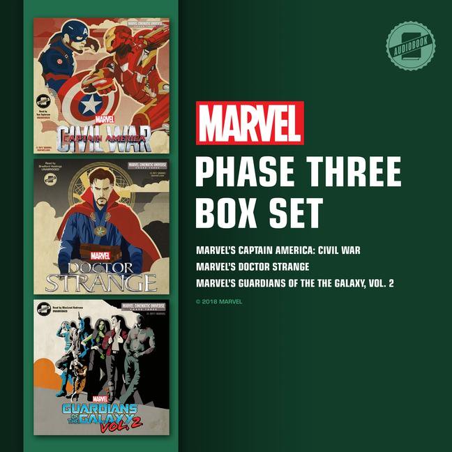 Marvel's Phase Three Box Set: Marvel's Captain America: Civil War; Marvel's Doctor Strange; Marvel's Guardians of the Galaxy, Vol. 2 (Audiobook)