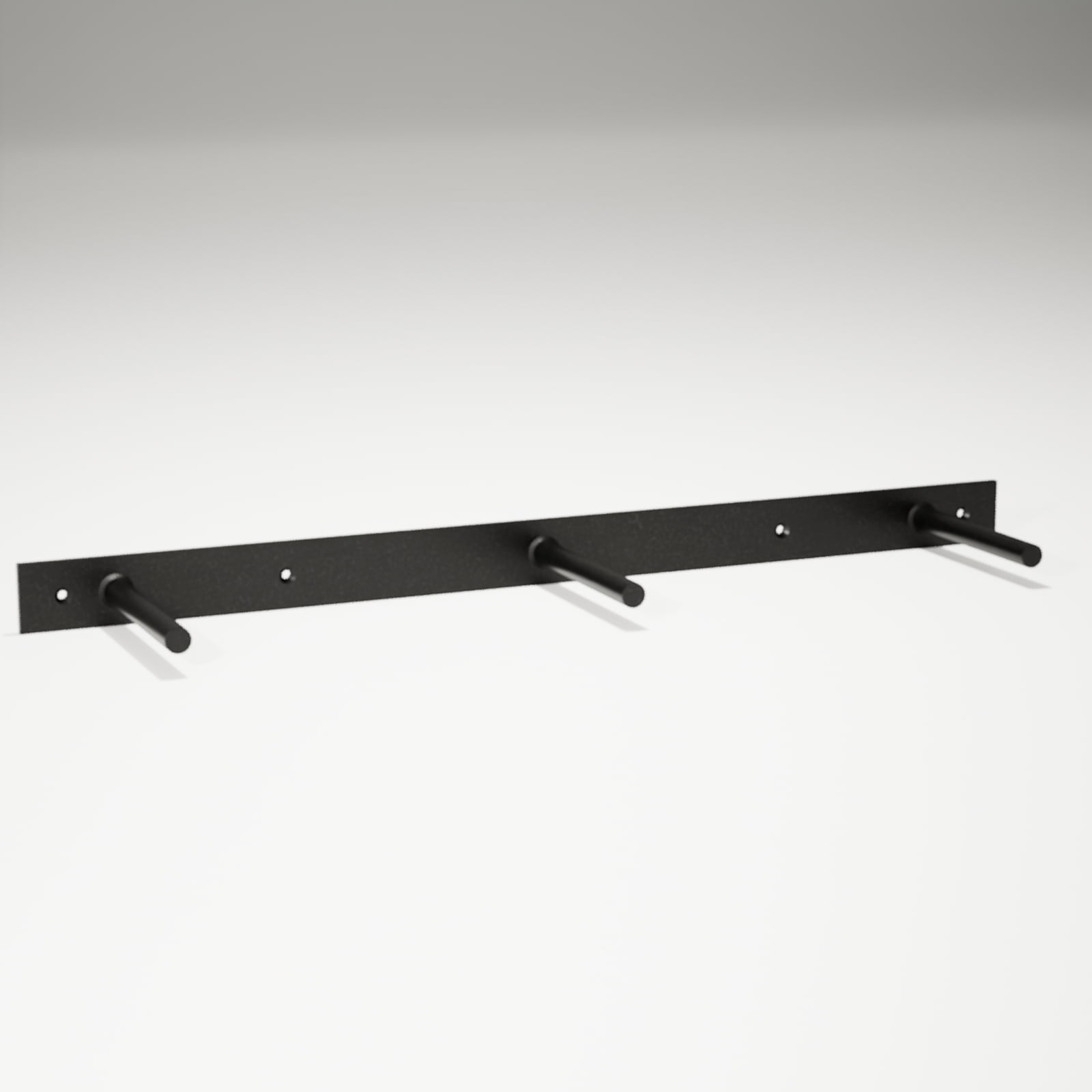 The Original™ Round Free Floating Shelf Brackets (3 peg 6 1/2 inch)