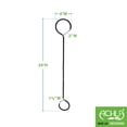 thumbnail image 2 of Achla Designs 24" L Black Wrought Iron Hook Extenders w/Twist (Set of 2), 2 of 5