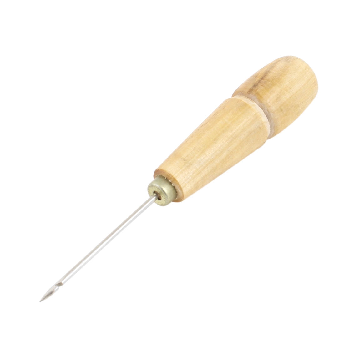 Light Brown Plastic Handle Tapered Needle Tailor Handy Stitcher Sewing