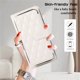 thumbnail image 4 of YEYKX Cartera for iPhone 11 Pro de 5,8 Pulgadas con Correa para Muñeca/hombro, 9 Ranuras para Tarjetas, Monedero con Cierre, Soporte de Cuero de Lujo, Funda Cell Phone a Cuadros, Blanco, 4 of 10