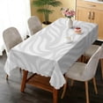 thumbnail image 6 of Rectangular Tablecloth 60x84 Inch – Waterproof Polyester Printed Table Cover, Wrinkle Resistant, Washable for Kitchen & Dining, Floral Flowers Theme, 6 of 6