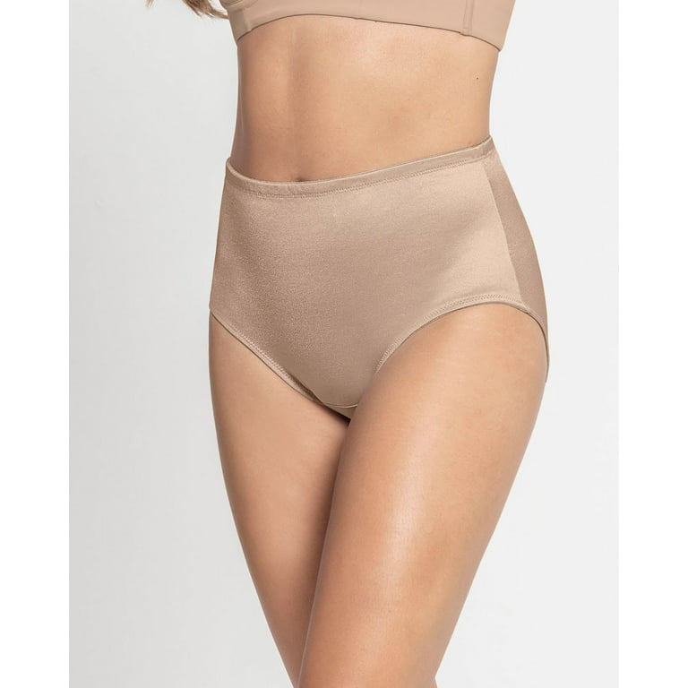 Leonisa Basics Classic Satin Butt Lifter Firm Compression Brief for Women -  Size L 