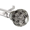 thumbnail image 2 of Rod Desyne Lacey Window Curtain Rod Set, 48 to 84-Inch, Satin Nickel, 2 of 3