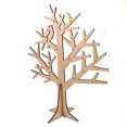 thumbnail image 4 of Porte-bijoux Support en Bois DIY Tree Shape Collier Support Bracelet Cintre, 4 of 5