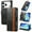 Black, variant on Decase for iPhone 17 Pro Max 2025 Flip Wallet Cover,Shockproof Flip Card Slots Holder Stand PU Leather Case,Business Wallet Phone Case for iPhone 17 Pro Max,Lightbrown